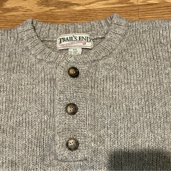 Vintage Trail’s End Men’s Wool Sweater Crew Neck Size XXL - Picture 4 of 11